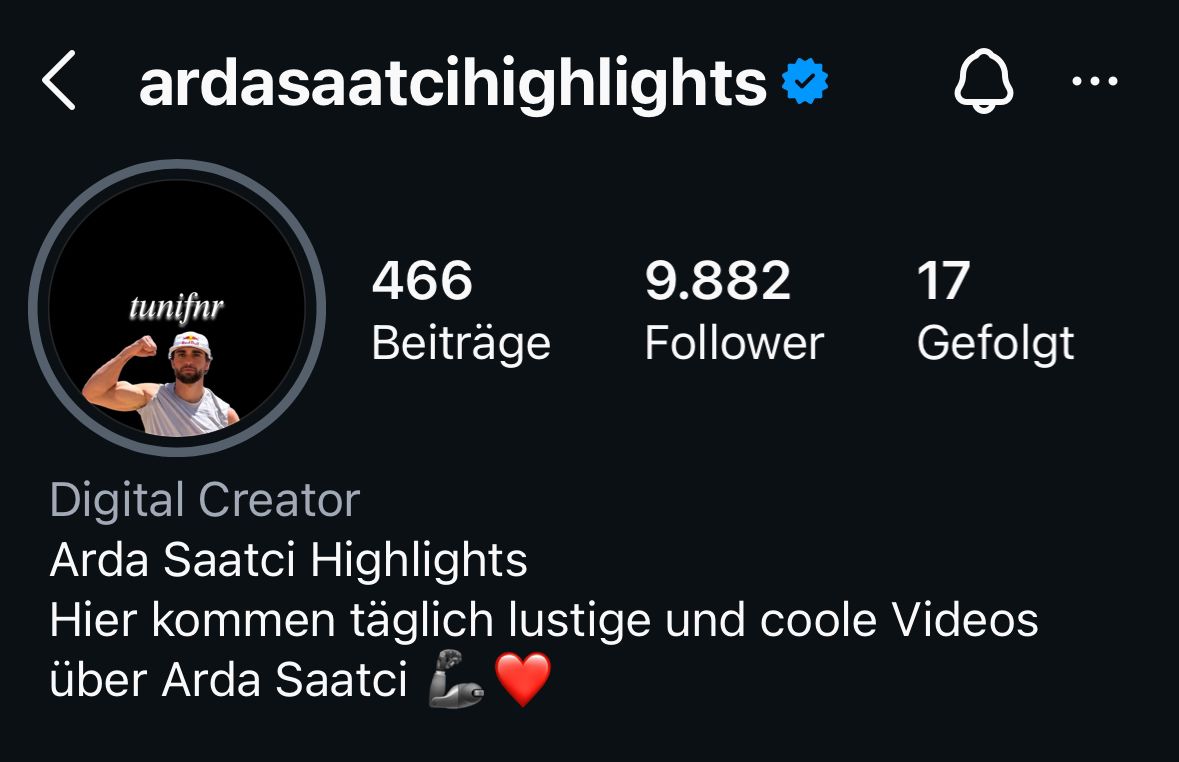 INSTAGRAM @ardasaatcihighlights